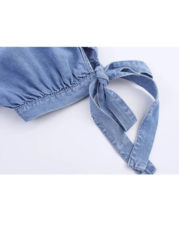 HH Women Solid Pant Sets Short Sleeves Bow Single-breasted Turn-Down Collar Shirts+Autumn Elastic Waist Pockets Wide Leg Pants Badiee Stylez