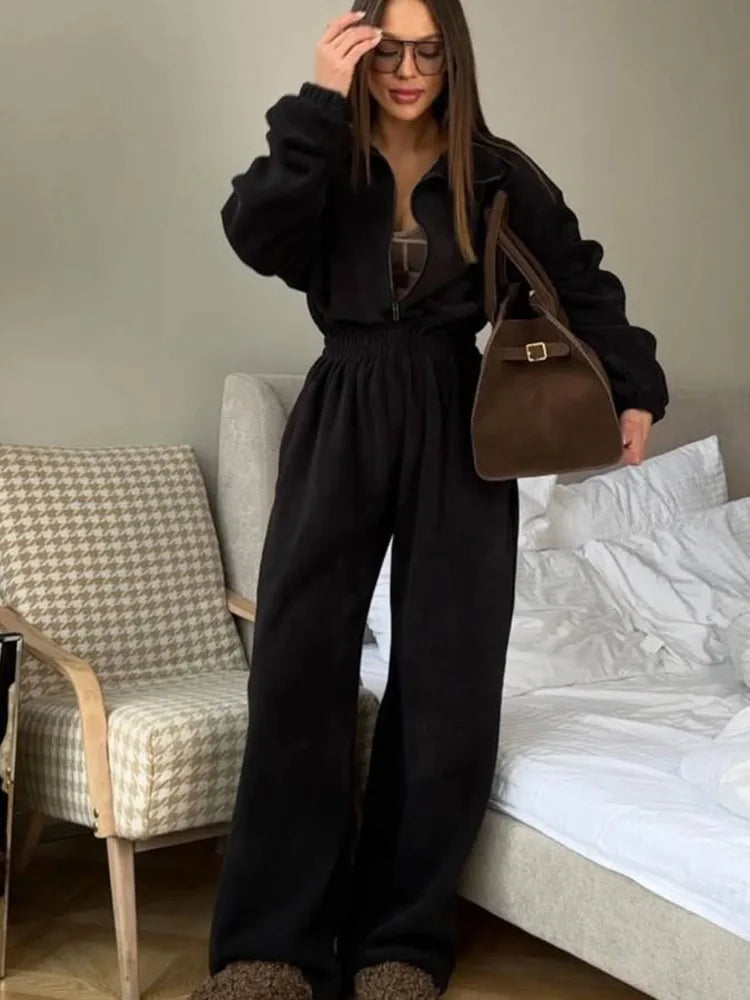 Jumpsuits Women Rompers One Piece Full Sleeve Zipper Overalls Long Pants Elastic High Waist Rompers Y2k Streetwear Jumpsuit 2025 Badiee Stylez