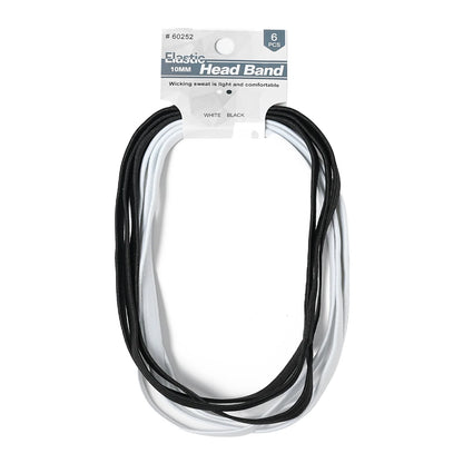 6/8PCS Unisex Sports Elastic Thin Headband Non-Slip Women Men Yoga Hair Bands Sweatband Football Running Biking Sports Hairband 60252