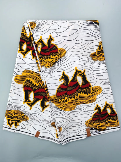 Classical Veritable Wax Guaranteed Real wax print fabric dutch hollandais pagne africa Dress 100% cotton 6yards MINT GREEN 6Yards 950g