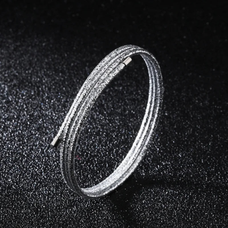 5pcs/Lot Multicolor Magnetic Rope 27cm 51cm 58cm Adjustable Magnet Milan Rope Bracelet  Necklace DIY Jewelry Making Accessories Badiee Stylez