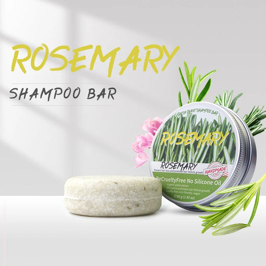 Rosemary shampoo soap without silicone oil plant shampoo soap cleanses the scalp nourishes hair controls oil Default Title