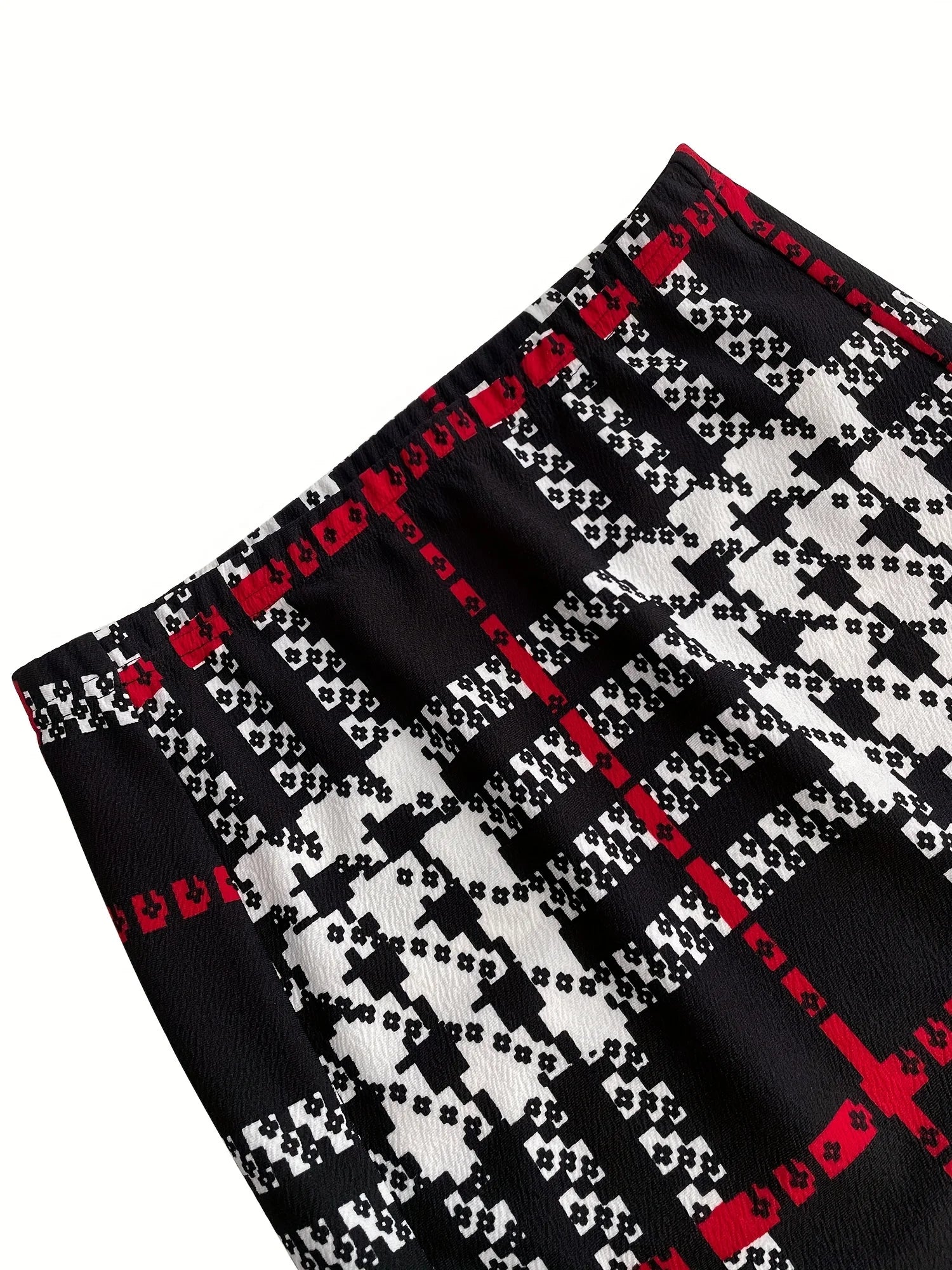 Plaid Skirt Sexy Micro Skirt Offiece Lady Red Green Elegant Pencil Mini Skirts Streetwear High Waist Lady Short Skirt for Women