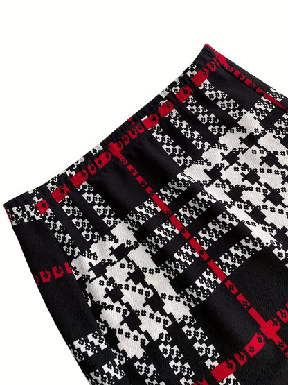 Plaid Skirt Sexy Micro Skirt Offiece Lady Red Green Elegant Pencil Mini Skirts Streetwear High Waist Lady Short Skirt for Women