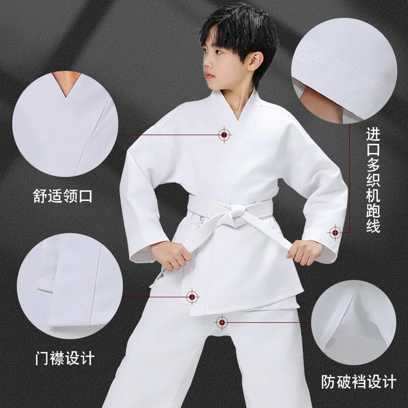New Breathable karate uniform for kids and adults lightweight pants and jackets martial arts uniform with free belt for students Badiee Stylez
