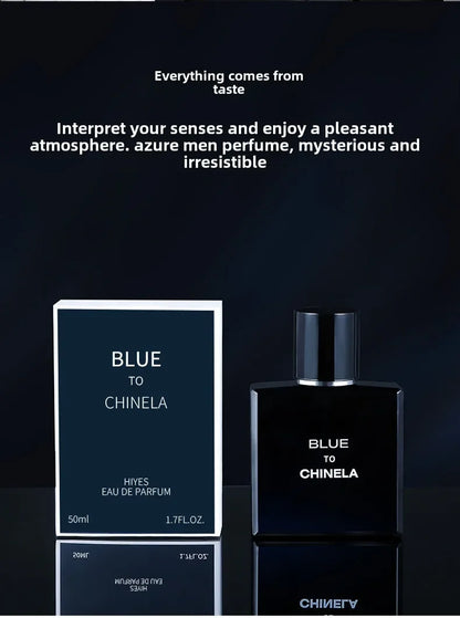 Long Lasting Fragrance Pheromone Perfum Fresh Woody Men's Fragrance Blue Men's Perfume Charm Man's Taste Cologne Fresh Students - Badiee Stylez