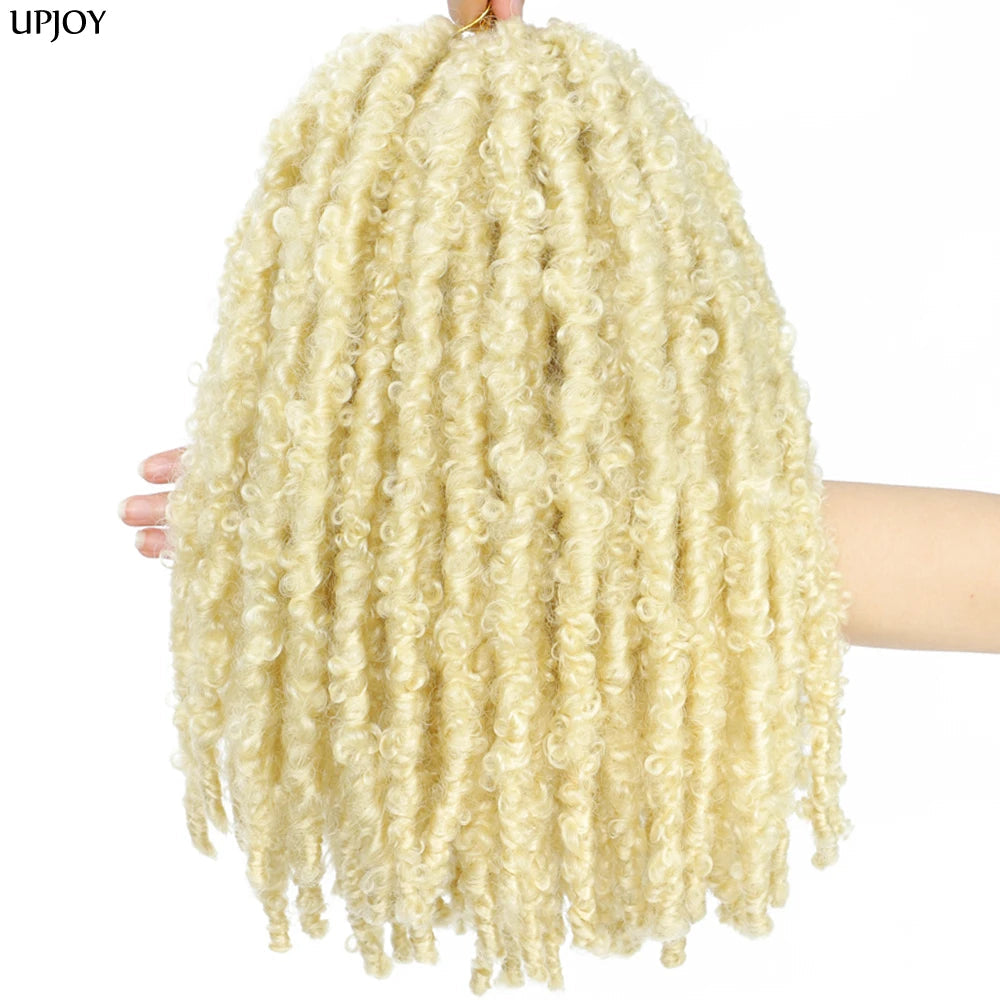 Butterfly Locs Crochet Hair 12 inch Handmade Butterfly Soft Locs Crochet Hair Extensions Synthetic Braiding Hair 12Strands/pack Badiee Stylez