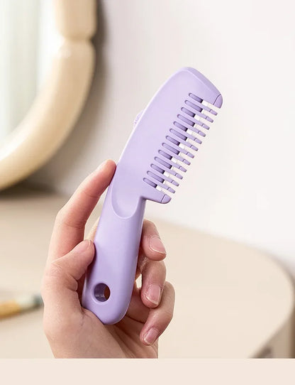 Portable Mini Hairdressing Comb Two-In-One Hair Cutting And Styling Professional Salon Comb for Black Hair And Wigs