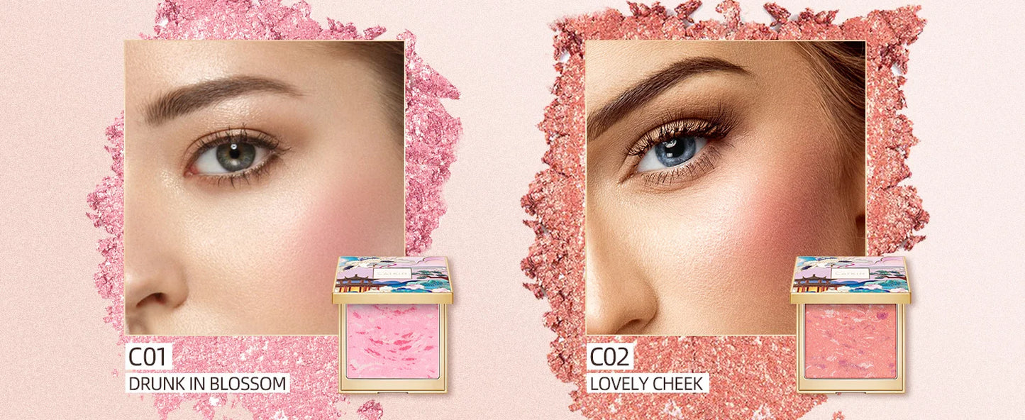 CATKIN Eternal Love Rosy Cranes Blush Drunk In Flower Long-lasting Natural Blush