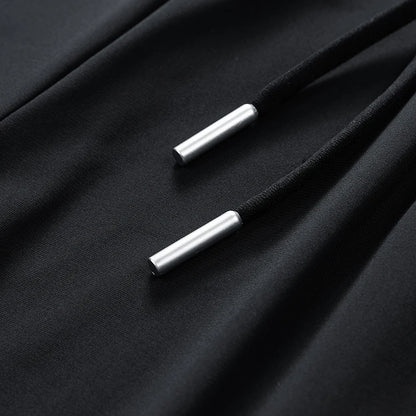 Men Pants Ice Silk Elastic Plus Size 6XL 7XL 8XL Quick Dry Summer Beach Thin Breathable Home Trousers Brand Stretch Lightweight