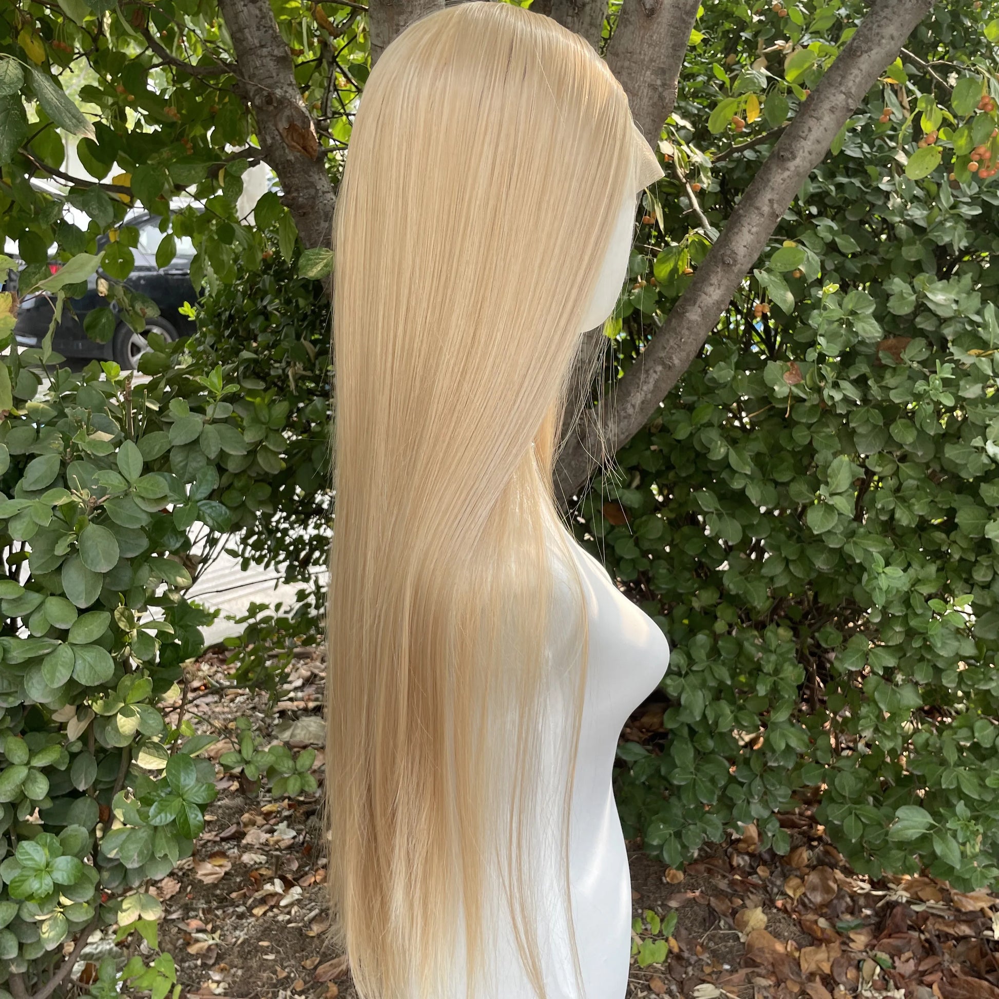 Blonde Mixed Color Synthetic Full Lace Wigs for Black Women Heat Resistant 26 Inch Long Straight Full Hand Tied Free Part 150%