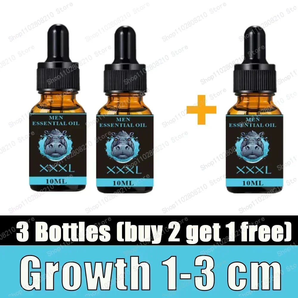Penis Permanent Thickening, Increase XXL Growth Enlargement Massage Men's Cock Erection Lubricant Plant Extracts Massage Oil - Badiee Stylez