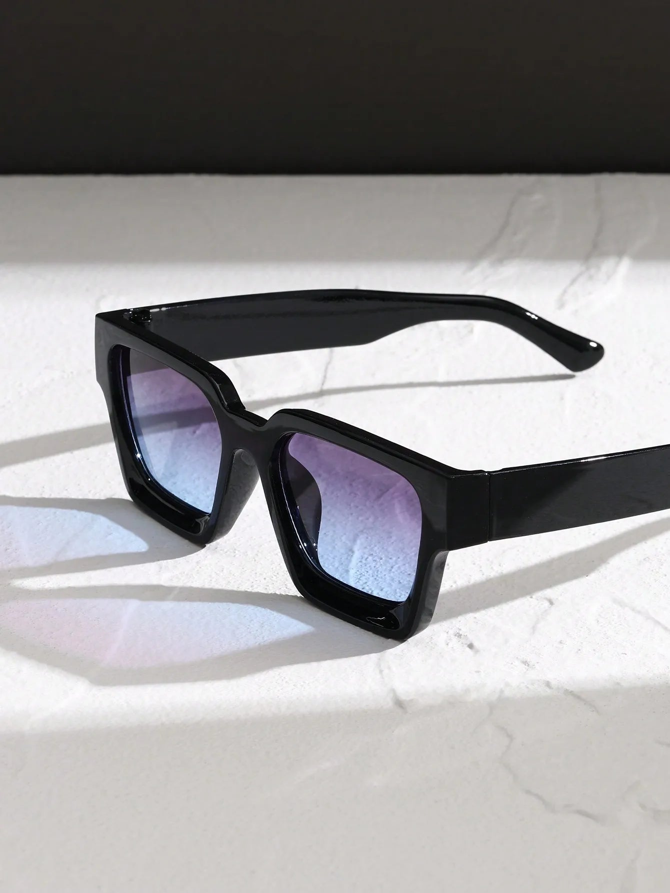 1/2 PC S Classic Fashion Square Plastic Frame Women Sunglasses For Men Daily Life Shades Eyewear Accessories. Badiee Stylez