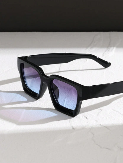 1/2 PC S Classic Fashion Square Plastic Frame Women Sunglasses For Men Daily Life Shades Eyewear Accessories. Badiee Stylez