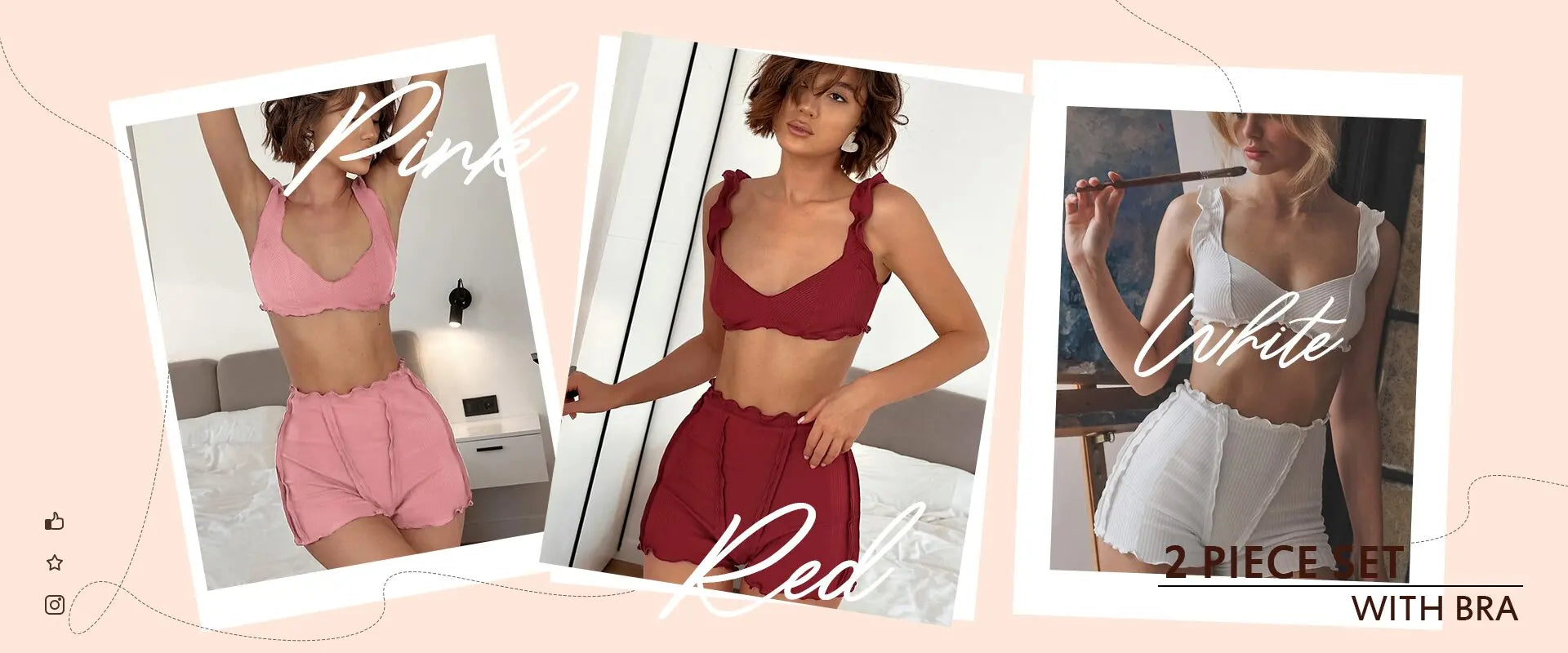 Hiloc Elegant Knit 3 Piece Sets Summer Casual Loose Sleepwear Street Chic Elastic Waist Pants Fashion Long Sleeve Shirts 2025