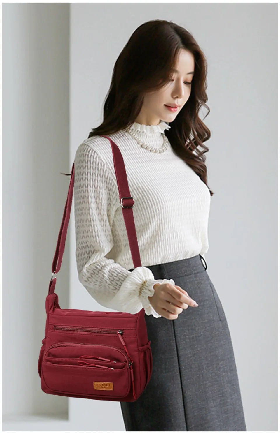 Multiple pockets Nylon Purses And Handbags Women Shoulder Bag Luxury Handbags Women Bags Designer Crossbody Bags for Women 2025