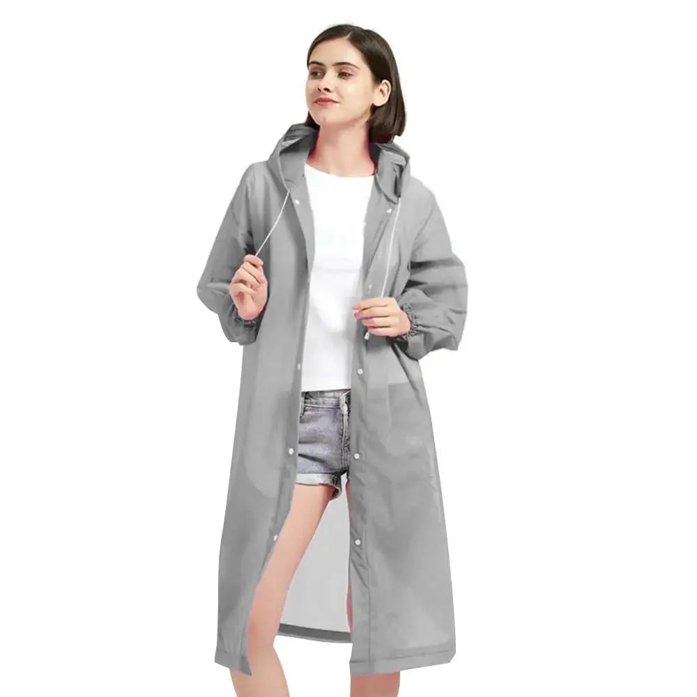 EVA Rain Coat New Full Body Thickening Adult Raincoat Waterproof Convenient Reusable Poncho Outdoor