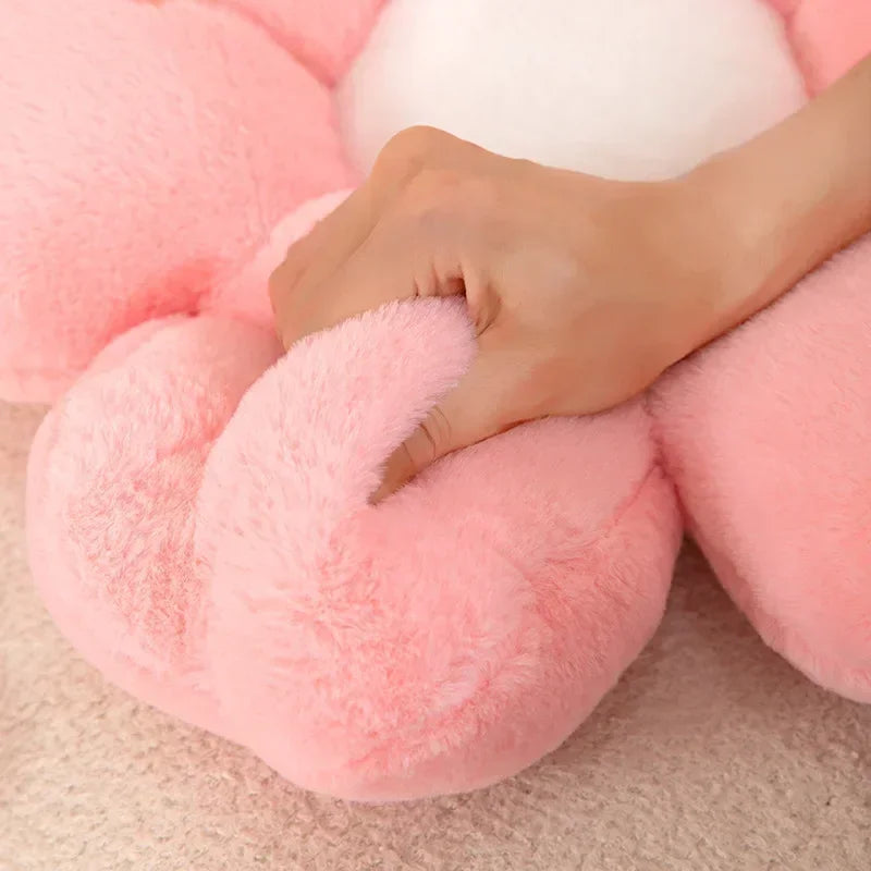 Sunflower Pillow, Daisy Seat Cushion, Flower Mat, Office Mat, Plush Toy Mat, Christmas Gift, Halloween, Thanksgiving Gift Badiee Stylez