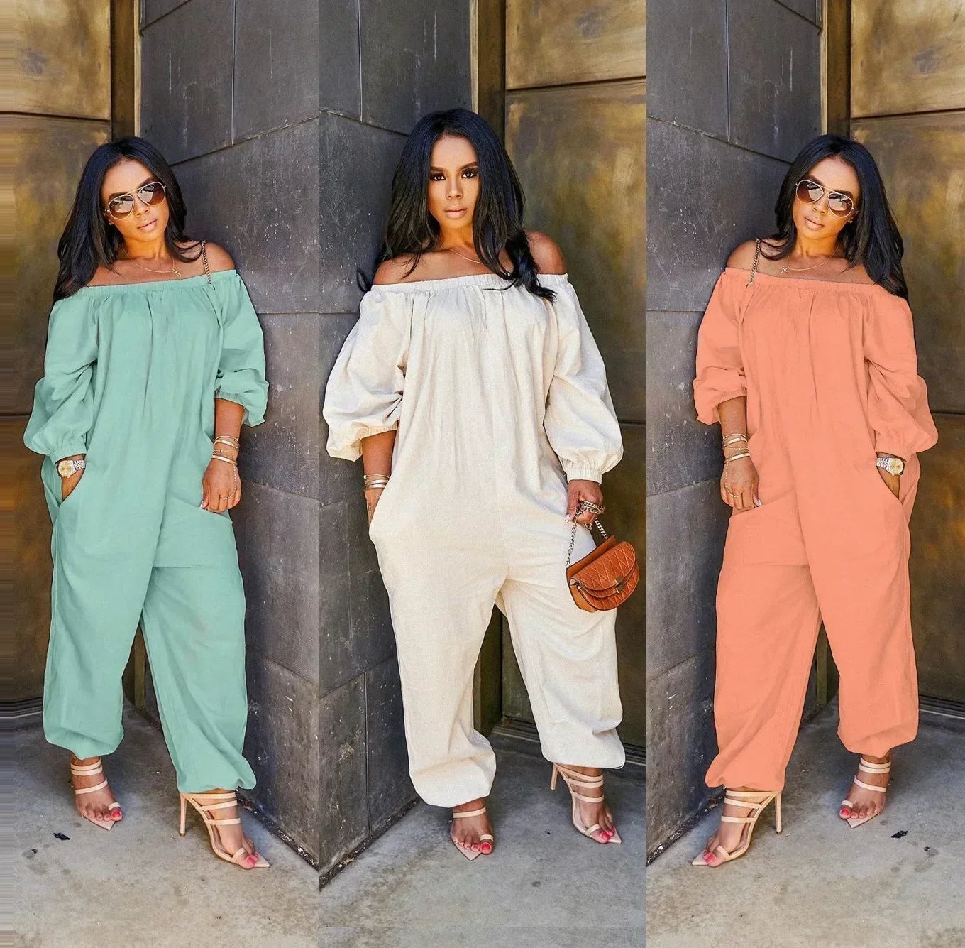 Women's Slim Fit PU Jumpsuit Sexy Party Playsuit Rompers Cool Overalls for Night out Special Occasions Badiee Stylez