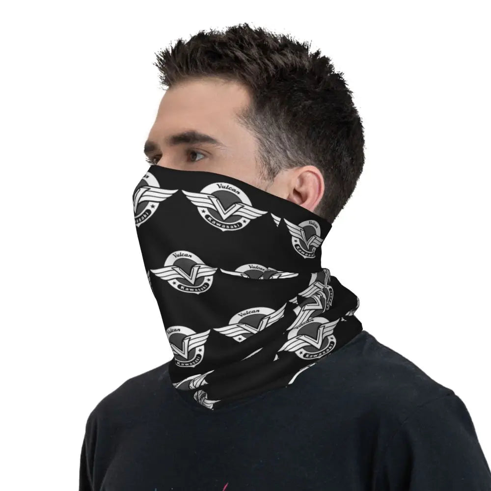 Vulcan Motorcycle Modren Bandana Neck Cover Printed Wrap Scarf Multi-use Headwear Outdoor Sports Unisex Adult Washable