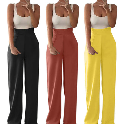 Sexy Rompers Jumpsuit Pants For Women Sleeveless Outdoor Fashion Causal Sleeveless Wide Leg Trousers Elegant Workplace Clothing Badiee Stylez