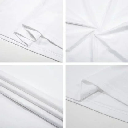 Women's Letter Fashion Harajuku Printed T-shirt Summer and Spring Plus Size Short Sleeve Loose Round Neck Casual Top