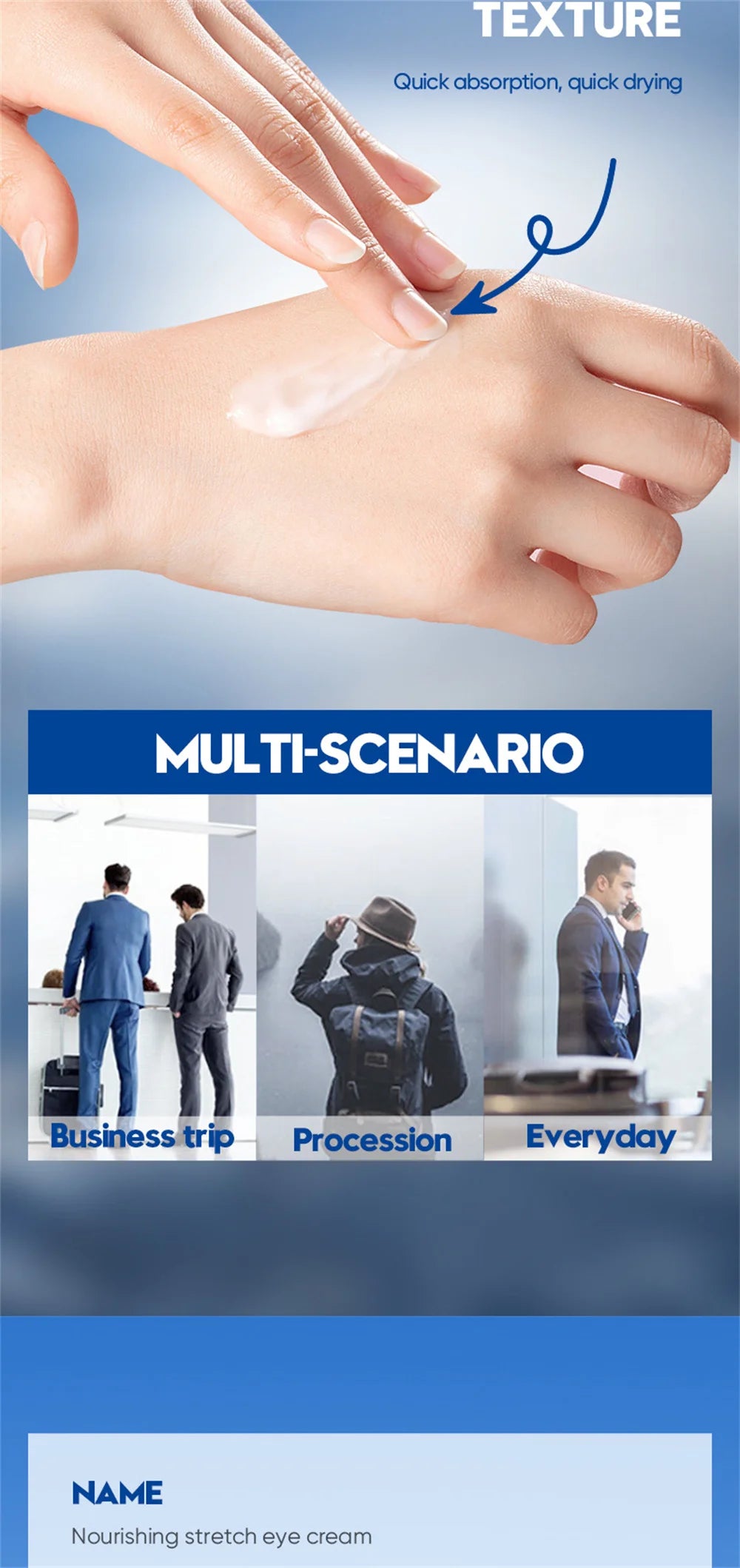 Instant Eye Bag Remove Eye Cream Anti Fat Particles Dark Circles Puffiness Fade Fine Lines Lift Brighten Korean Beauty Eye Care