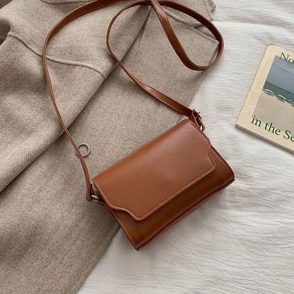 Mini Crossbody Bag for Women PU Leather Shoulder Bags Luxury Designer Handbag Fashion Female Messenger Small Square Pocket light brown (20cm<Max Length<30cm) CHINA