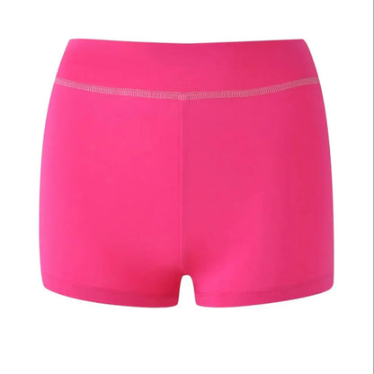 25 Summer New Shoulder Letter Printed Bright Thread Design Slimming Hooded Zipper Short Coat Shorts Set for Women rosered short