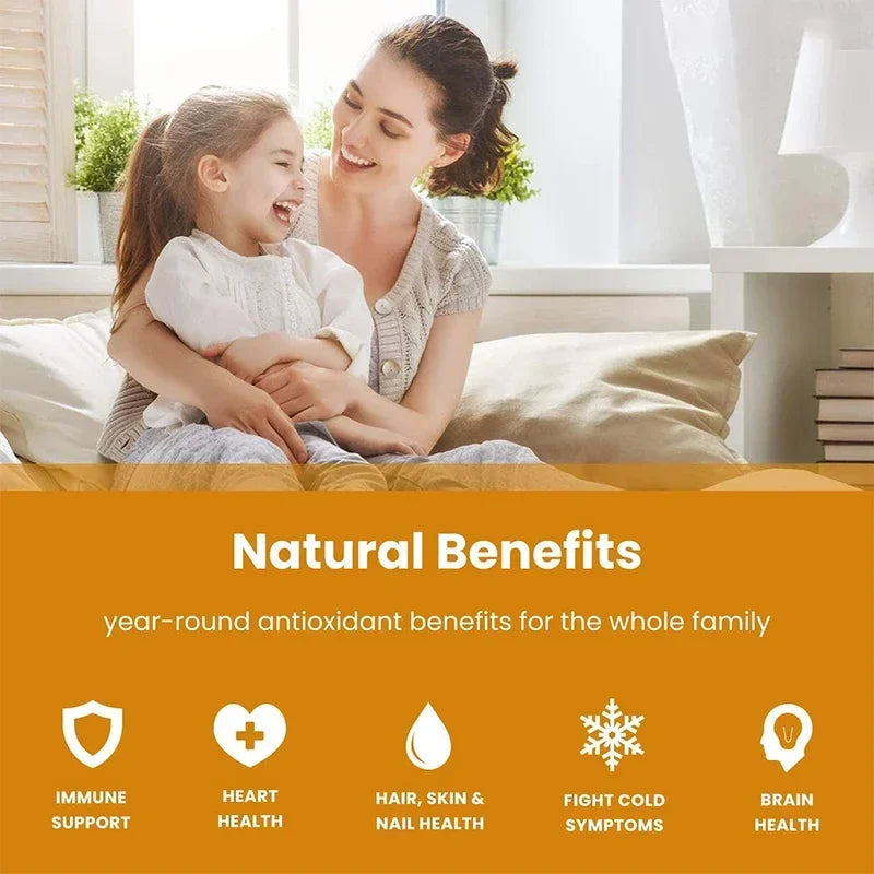 Vitamin c - Overall Health Vitamin Dietary Supplement, Boosts Immunity, Gluten-Free Vegetarian