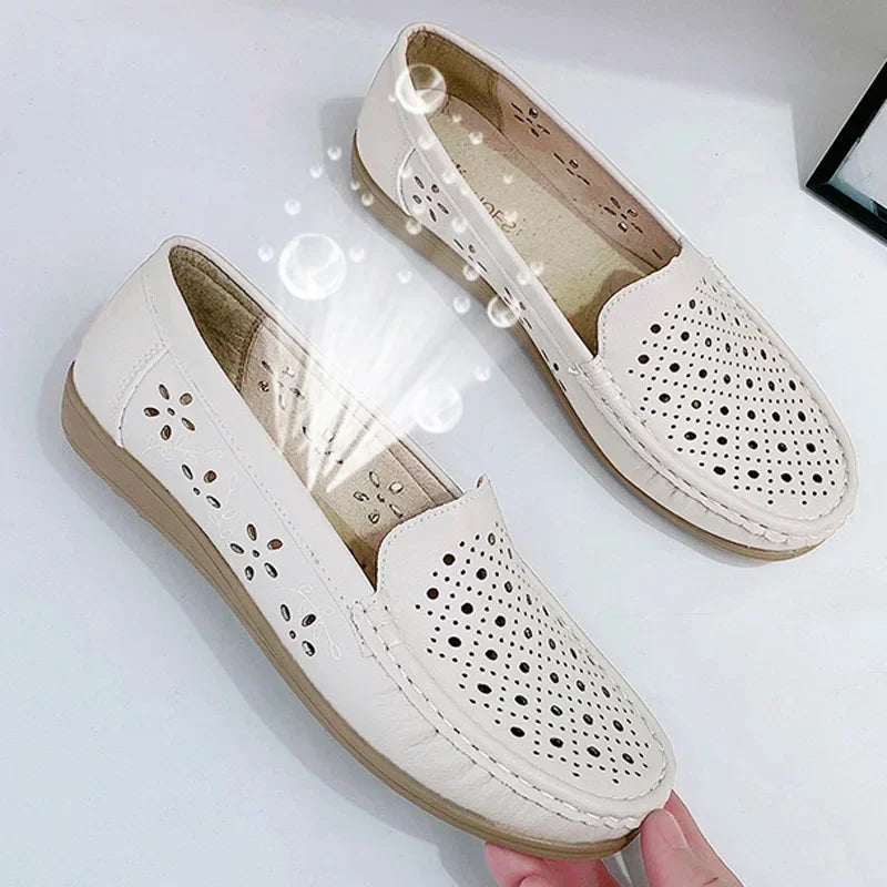 BCEBYL Summer New Fashion Round Toe Nurse Shoes Soft Sole Non-slip Sandals Flat Shoes Breathable Casual Sports Women's Shoes Badiee Stylez