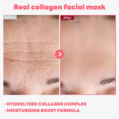 Anti Wrinkle Collagen Wrapping Peel Off Facial Mask Korean Collagen Wrapping Mask Tighten Face Lifting Moisturizing Care Mask