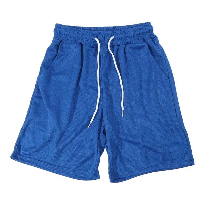 New Summer Men Short Mesh Gym Bodybuilding Casual Loose Shorts Outdoors Fitness Beach Short Pants Male Brand Sweatpants Badiee Stylez