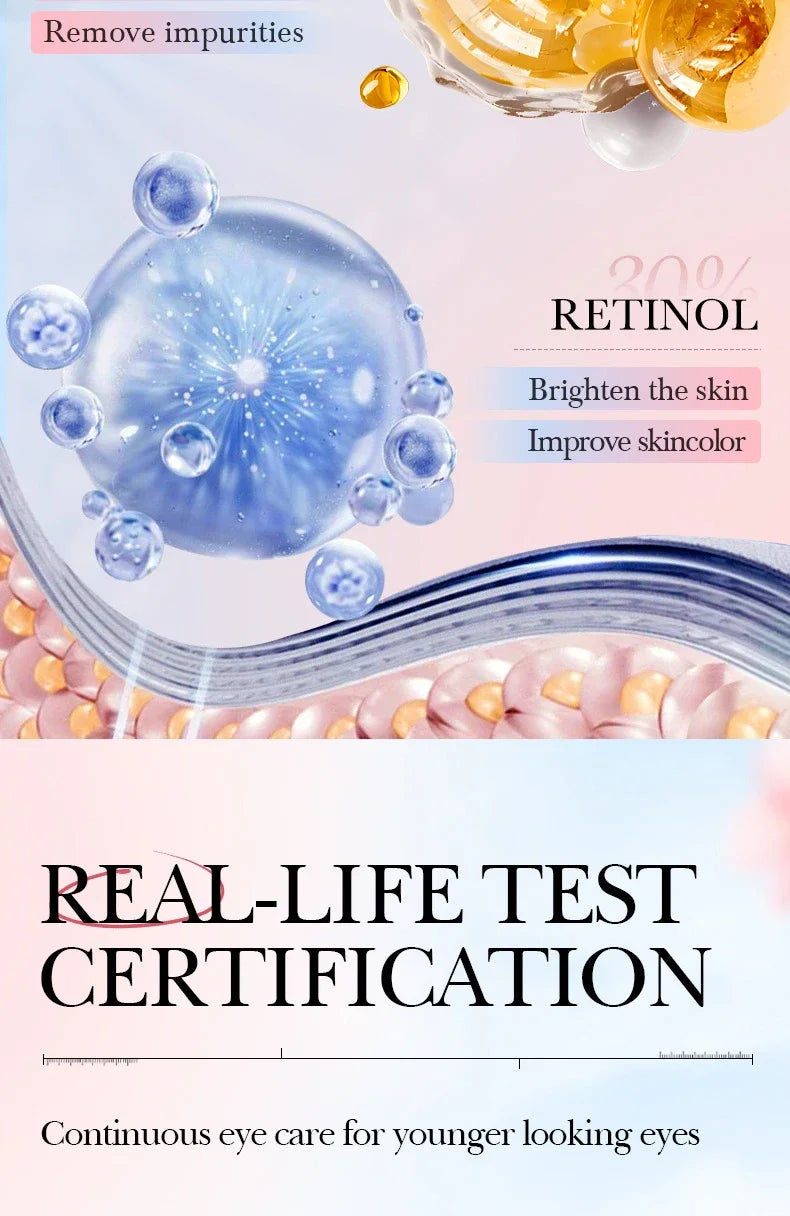 SADOER 4in1 Roll-on Moisturizing Eye Cream Anti Dark Circles Eyes Bags Firming Moisturizing Eye Serum Skin Care for Beauty Eyes