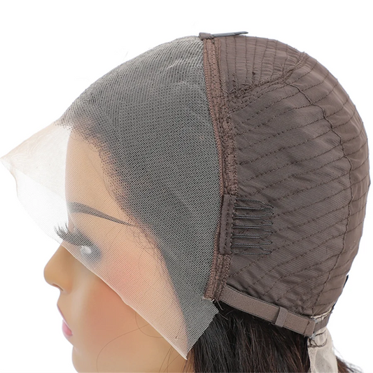 13x4 lace 1b99 1b4 black color short straight 8inch 150% density pixie cut human hair wig daily party mother's day gift wig