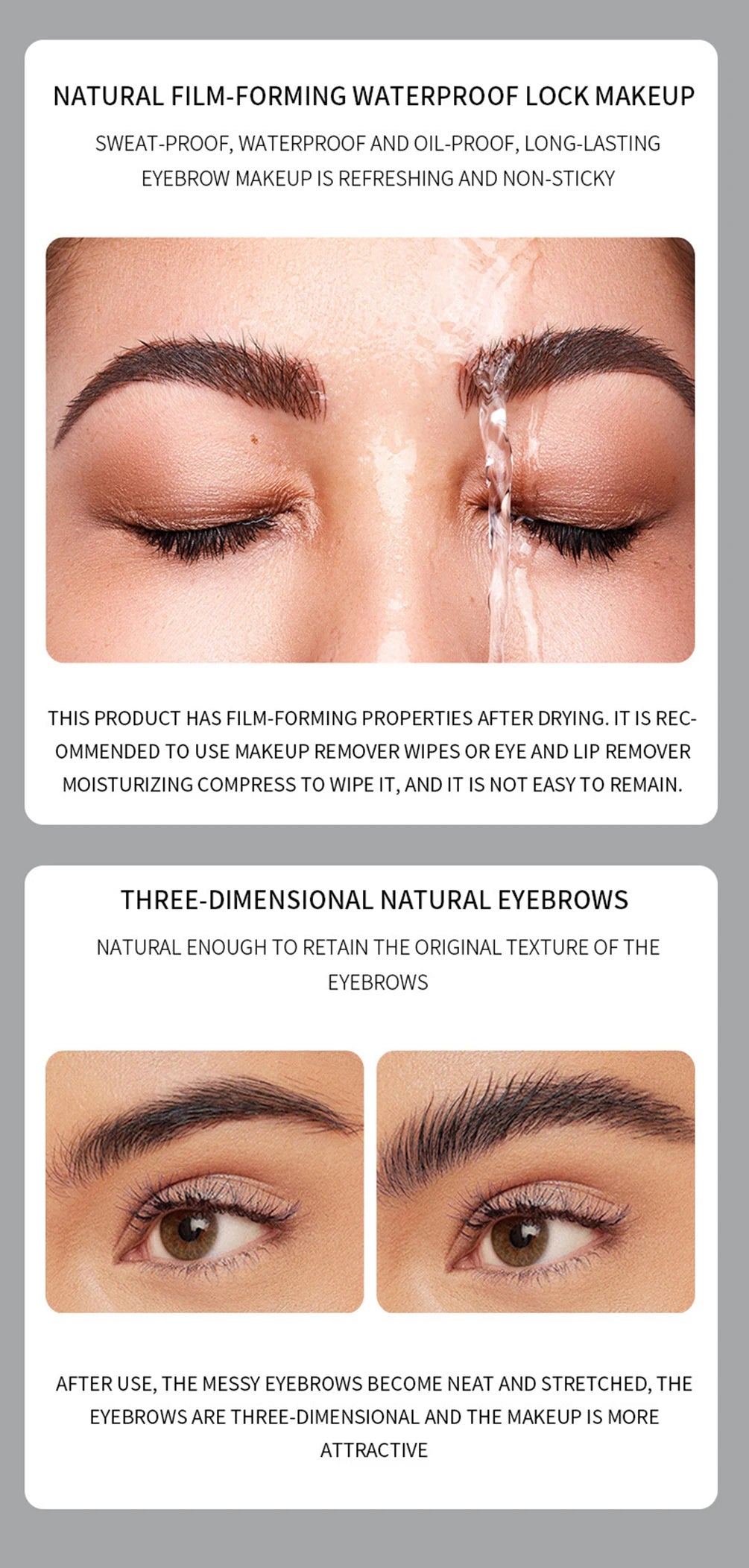 Private Label 8ml Eyebrow Gel Soap Custom Logo Waterproof Long-lasting Fast-dry White Pink Tube Bulk Makeup Cosmetic Beauty