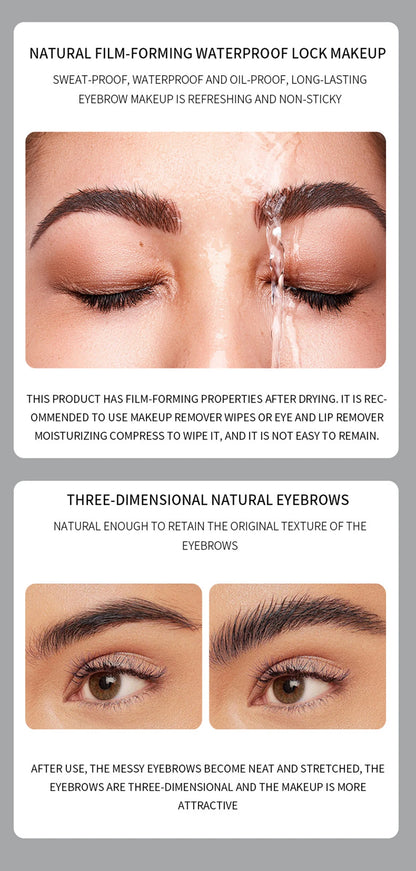 Private Label 8ml Eyebrow Gel Soap Custom Logo Waterproof Long-lasting Fast-dry White Pink Tube Bulk Makeup Cosmetic Beauty