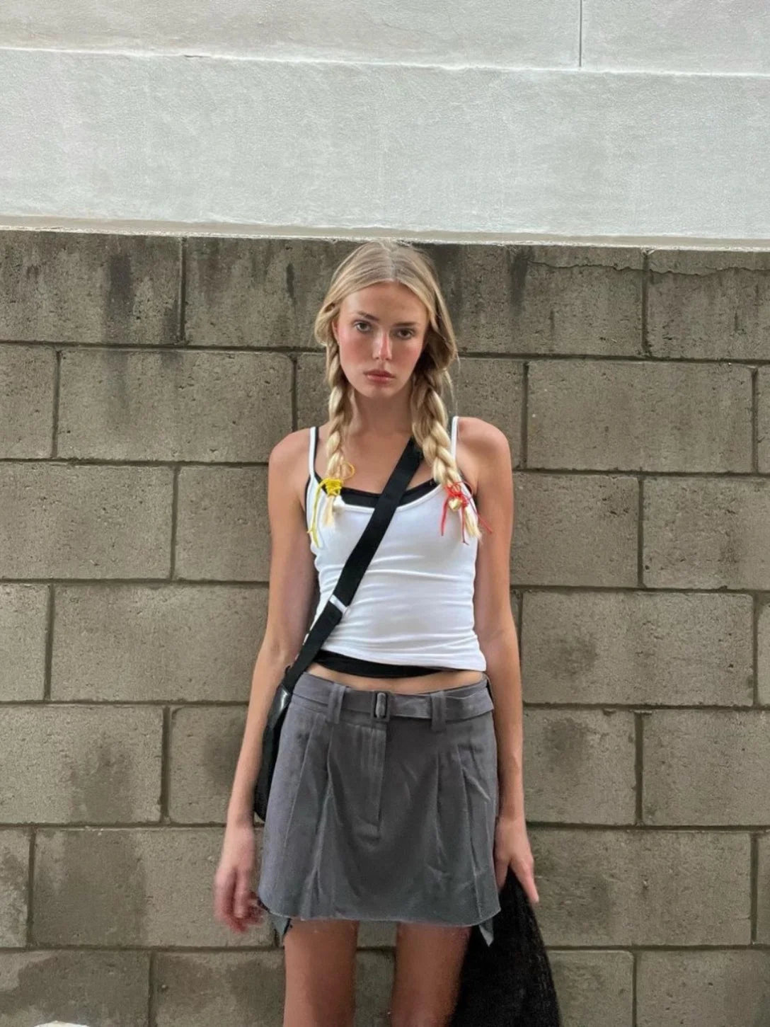 Tank Summer Women's Solid Color Slimming Stretch Fitness Camisole Basic Sports Bra Skin-Friendly Yoga Top