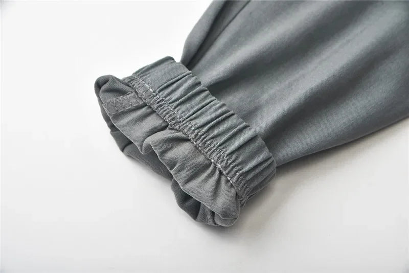 2022 New Solid Jogger Women's Cargo Pants Multi-Pocket Drawstring Elastic Waist Women Sports Pants Streetwear Casual Long Pant Badiee Stylez