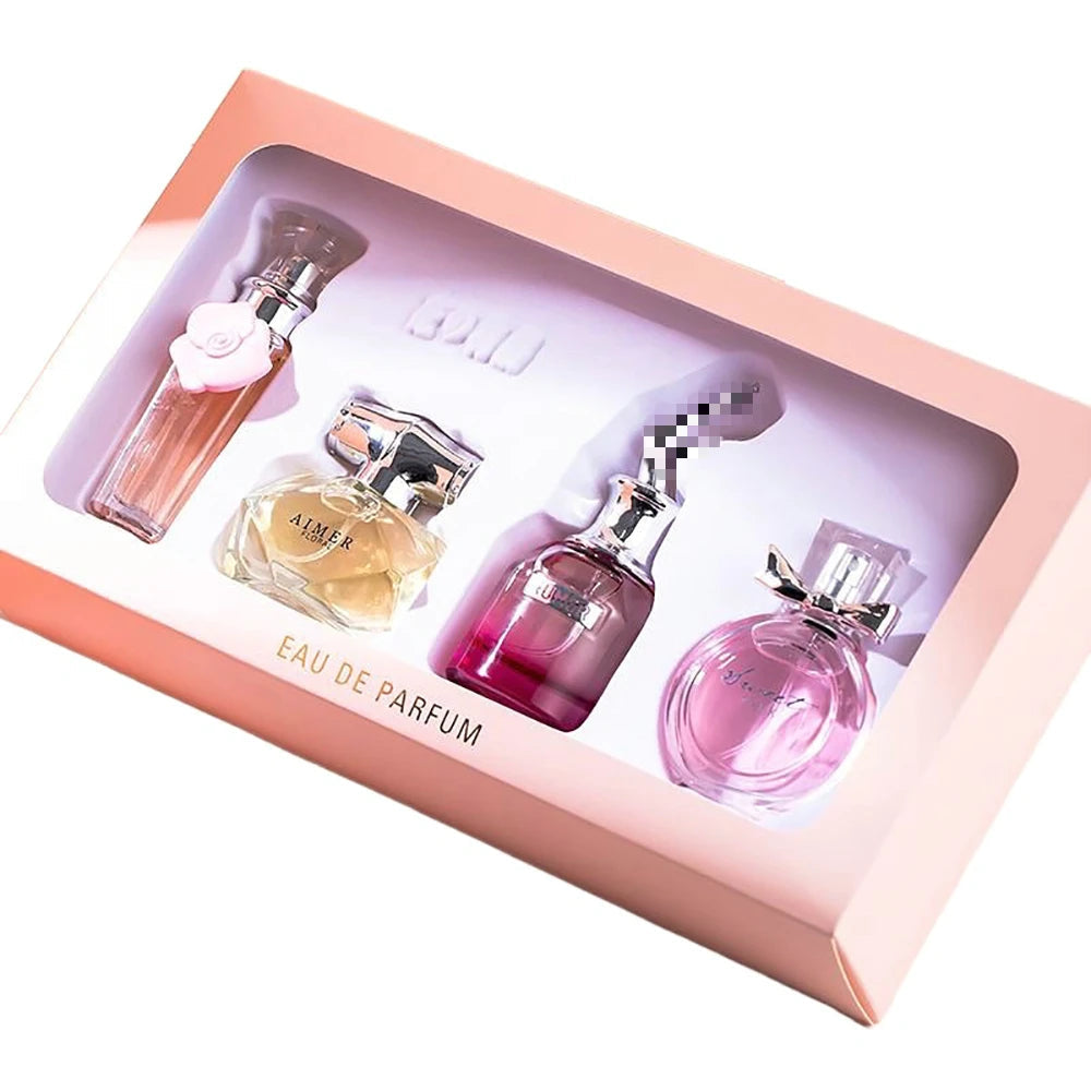 Classic Brand Perfume Women Eau de Parfum Femme 100ml Club De Nuit Perfumes Feminino Gift Box 4Pcs Set Floral Fruity Scent Spray Badiee Stylez