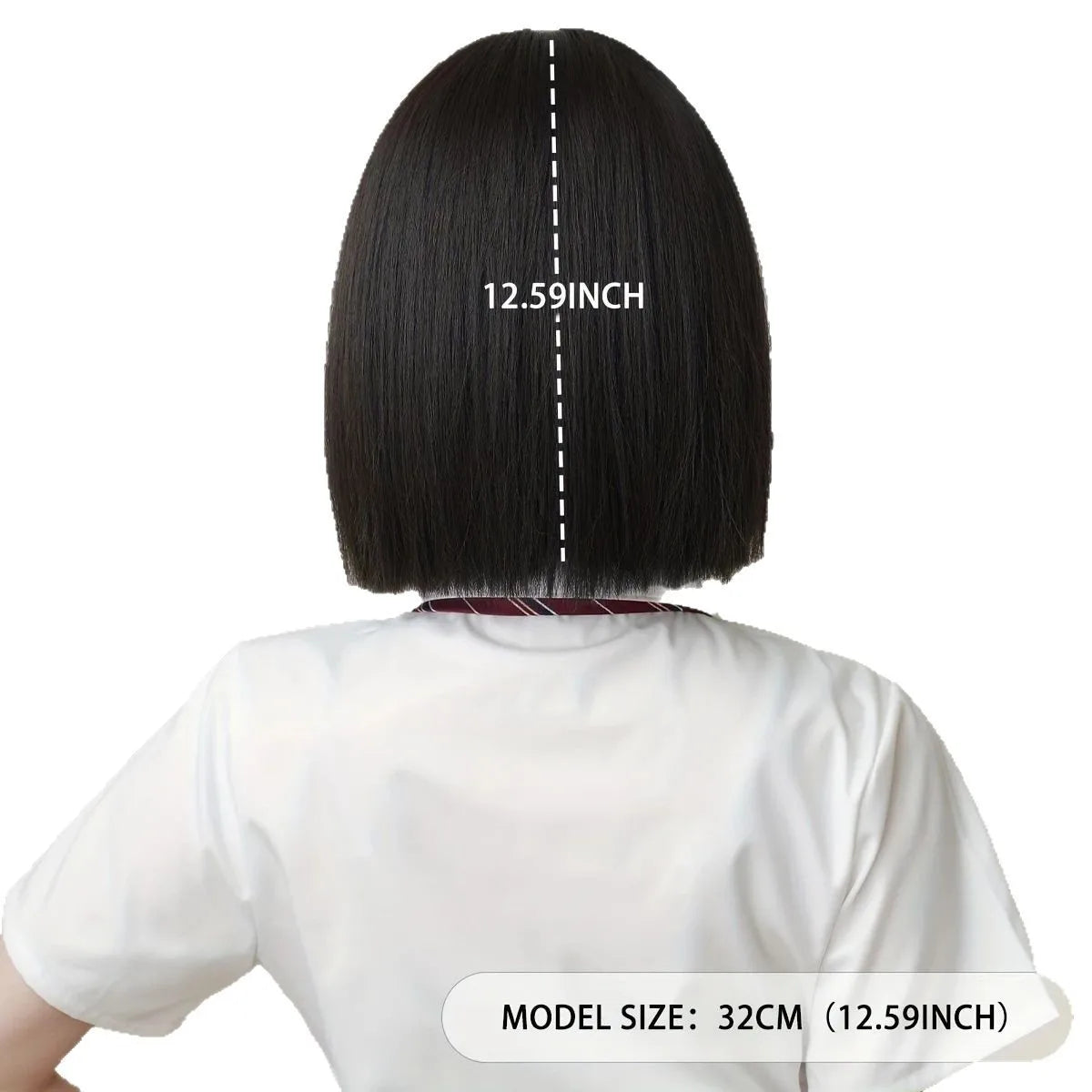 New synthetic wig female short hair refreshing personality high temperature silk holiday party daily complete full head cover