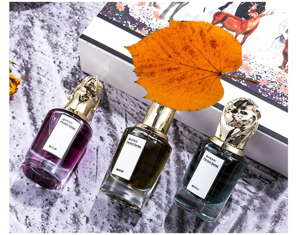 Luxury Brand Perfume Women 75ml Cologne Men Parfums Homme Plant Floral Scent Spray Pheromone Perfumes De Mujer Gift Box 3Pcs Set - Badiee Stylez