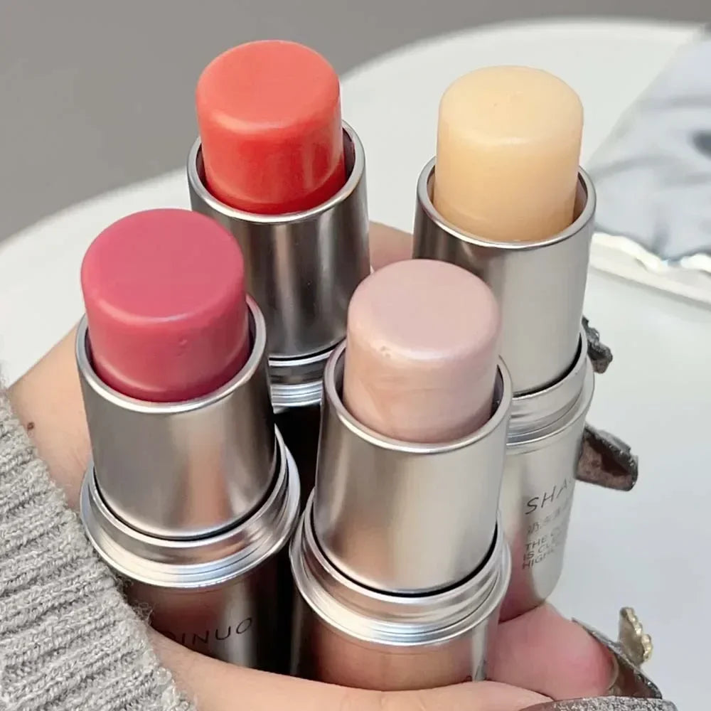 Water Light Highlight Blush Stick Shimmer Waterproof Face Contour Illuminator Lasting Moisturizer Brighten Contouring Cosmetics