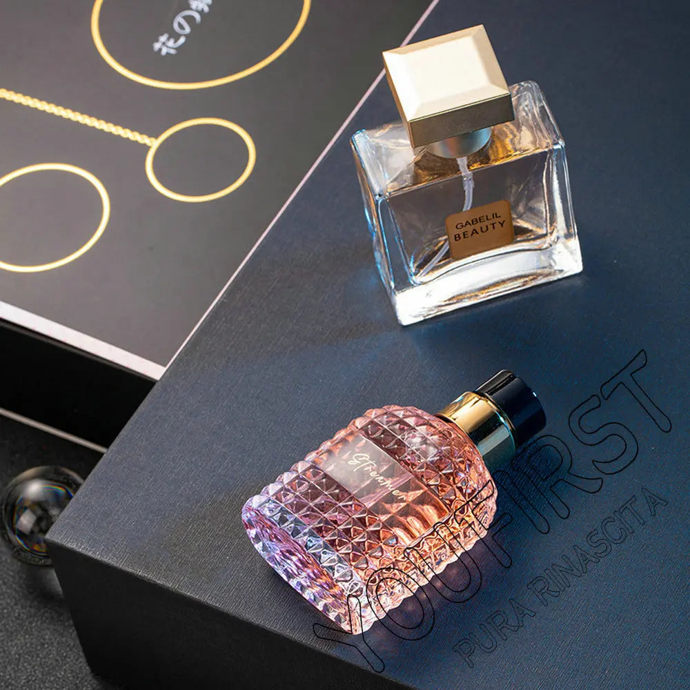 Gift Box Four Piece Set Women Perfume Spray 105ml Floral Scent Lasting Fragrance Pheromone Eau De Parfum Men Cologne Balminess Badiee Stylez