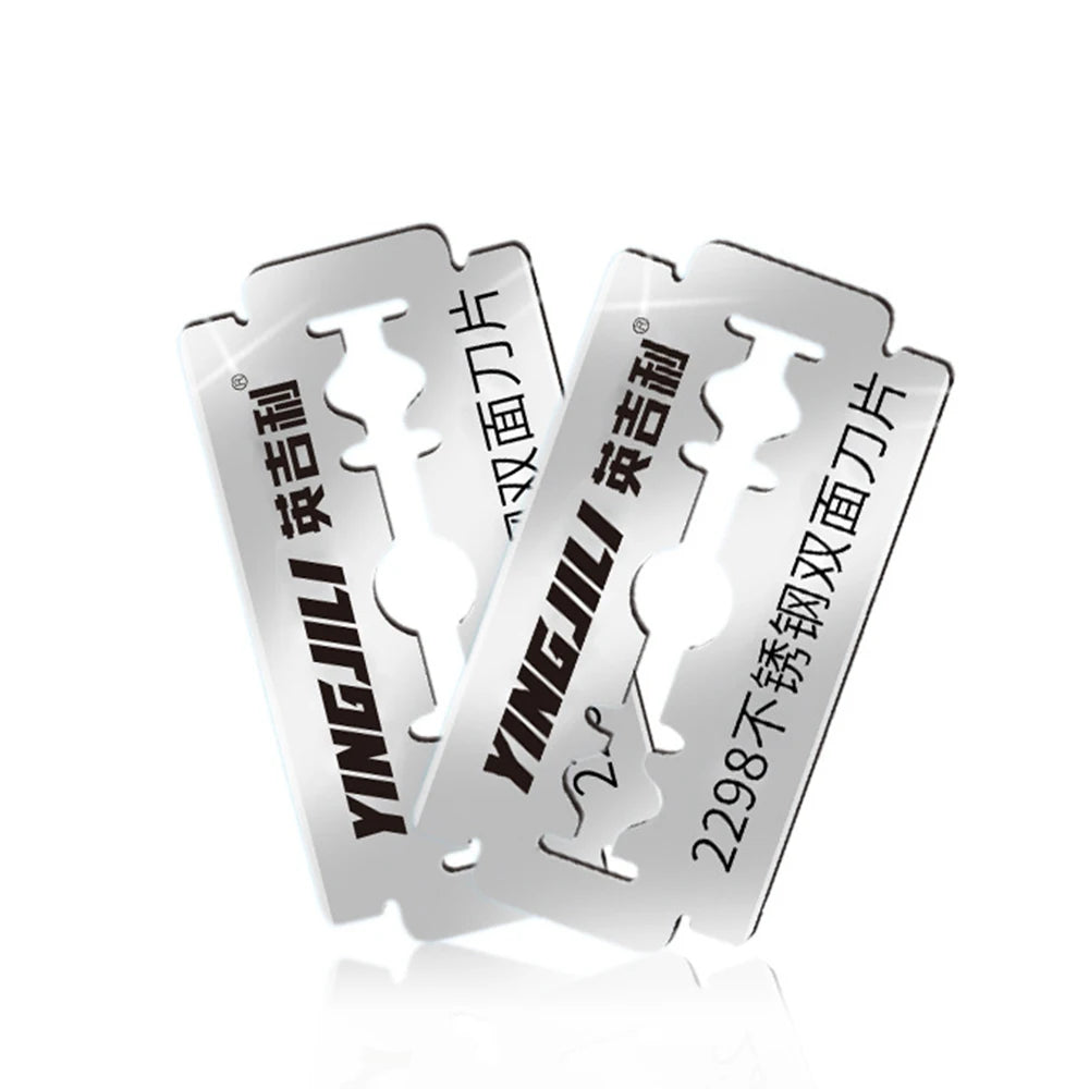 Razor Blades For Double Edge Razor,Stainless Steel Blades Used for Folding Knife with Shaving & Hair Removal 10/20pcs