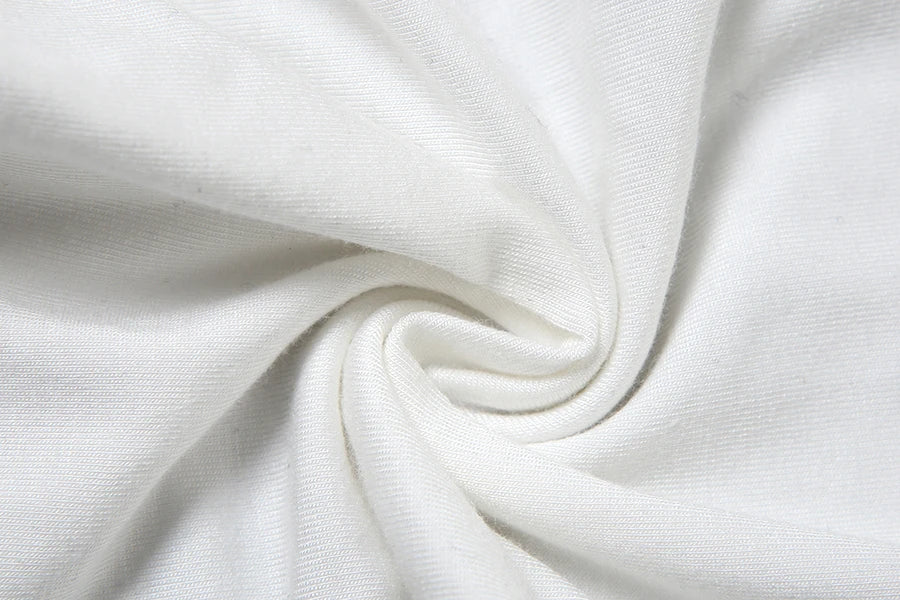 Sylcue Summer New Fashionable High Street Sweet Gentle Sexy Youth Girls Solid Color Shoulder Fringe Long Top