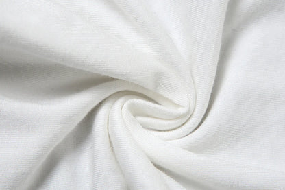 Sylcue Summer New Fashionable High Street Sweet Gentle Sexy Youth Girls Solid Color Shoulder Fringe Long Top