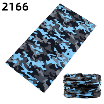 2101Unisex Climbing Hiking Scarf Sport Headwear Bandanas Motorcycle Turban Hand Band Magic Scarves Outdoor Cycling Headband Mask 2166