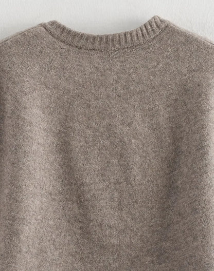 MUJER Cape Cropped Cardigan for Women Knitted Short Sweaters Cardigans Women Fashion Button Knitwear Women Cloak Women's Sweater