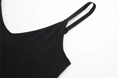 MUJER 2025 Black Woman Body Strappy Sleeveless Bodysuit Women Bodycon Backless Sexy bodysiuts Woman Lingerie Summer Overalls
